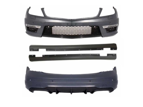 MERCEDES W204 C63 BODY KIT (MAKYAJLI) (2012-2015)